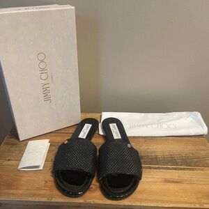 Jimmy choo Nanda Black 36.5 excellent condition with box and dust bag